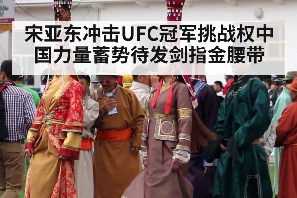 宋亚东冲击UFC冠军挑战权中国力量蓄势待发剑指金腰带